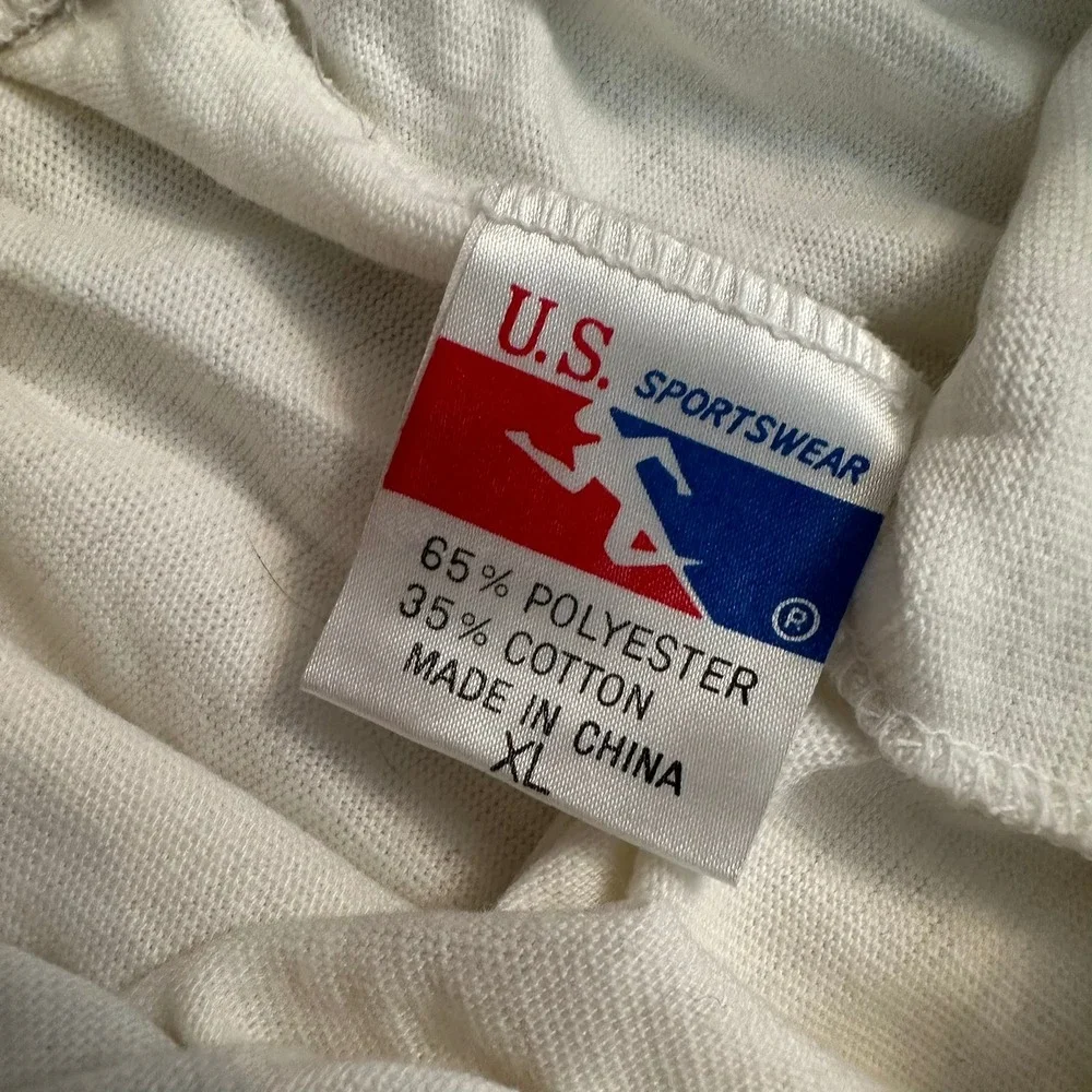 US Sportswear 90s Athletic Mens Shorts Size XL Retro Gym Track Casual Drawstring